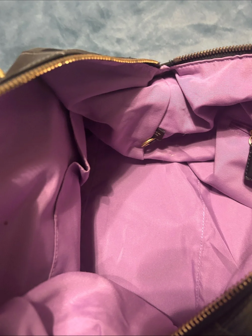 Coach Black Signature Satchel with Gold-Tone Accents